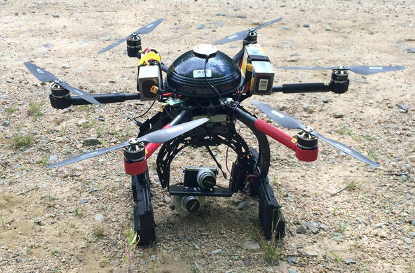 Cyanobacteria drone. CC by Michael Palace