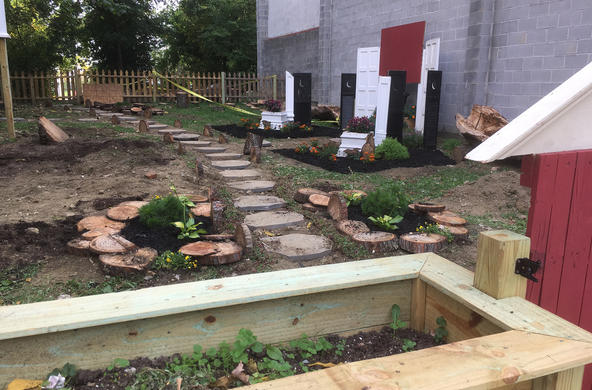 Baltimore community garden. CC: Shannon Ladeau