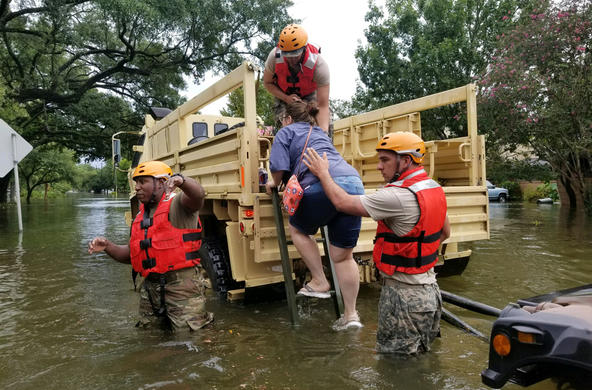 hurricane harvey cc. national guard