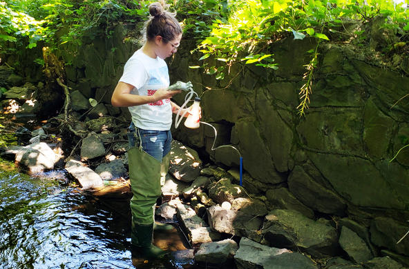 taking groundwater samples cc Stuart Findlay