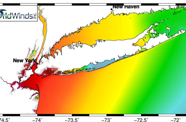 sandy storm surge map