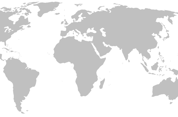 Blank map from pubic domain
