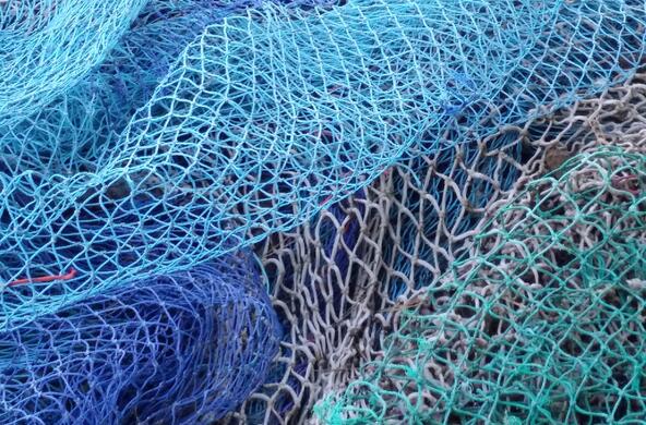 Colorful fishing nets