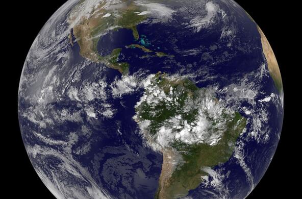 earth from space