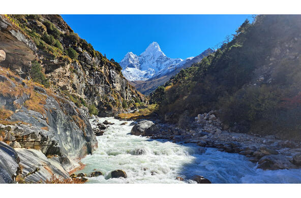 river in Himalayas