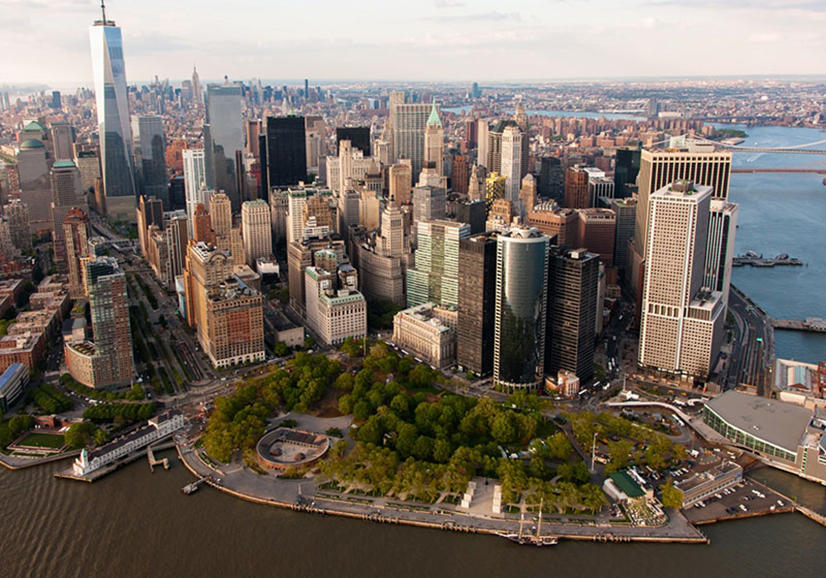 battery park aerial
