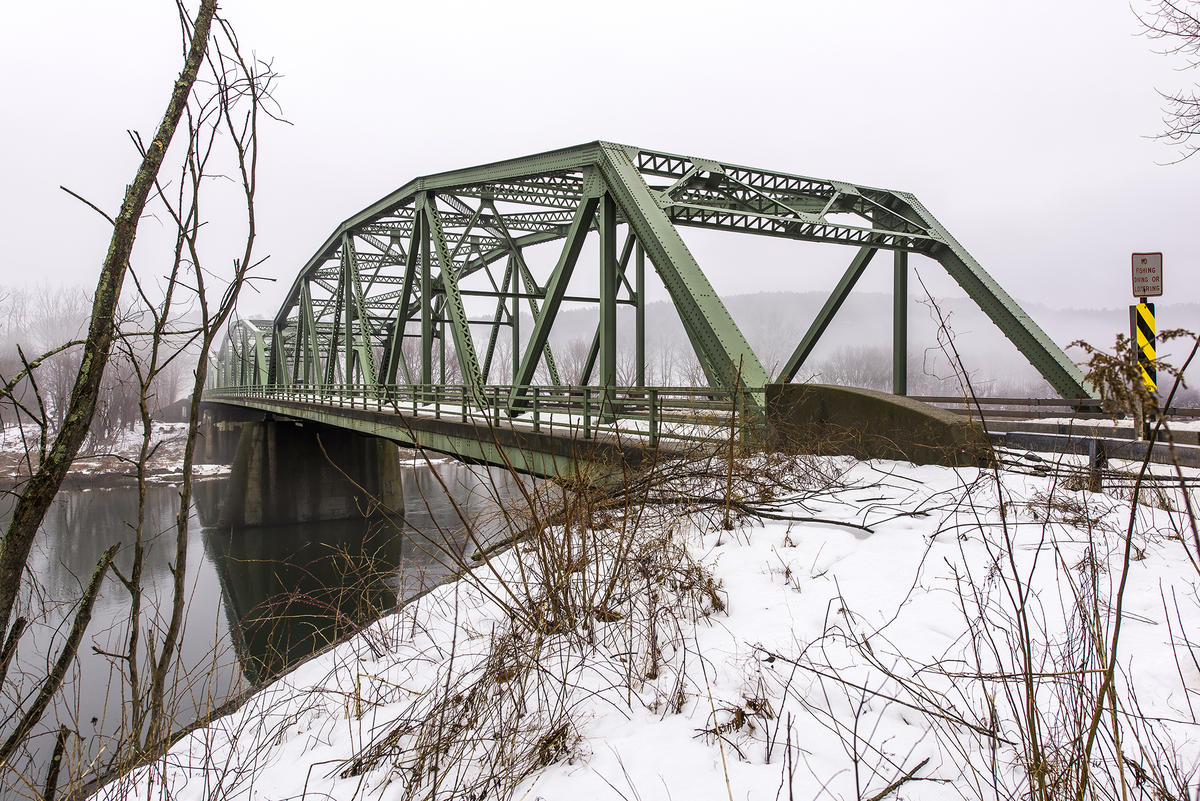 Snowy bridge. ©sherman cahal