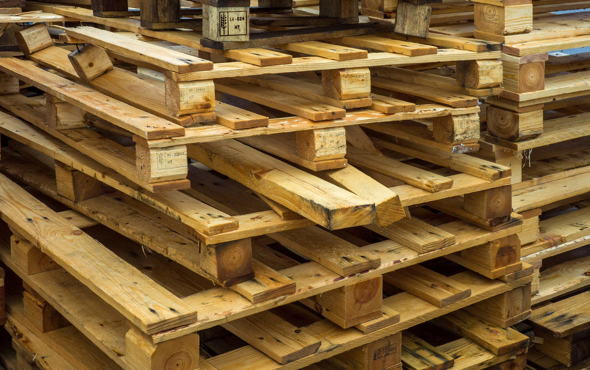 wooden pallets