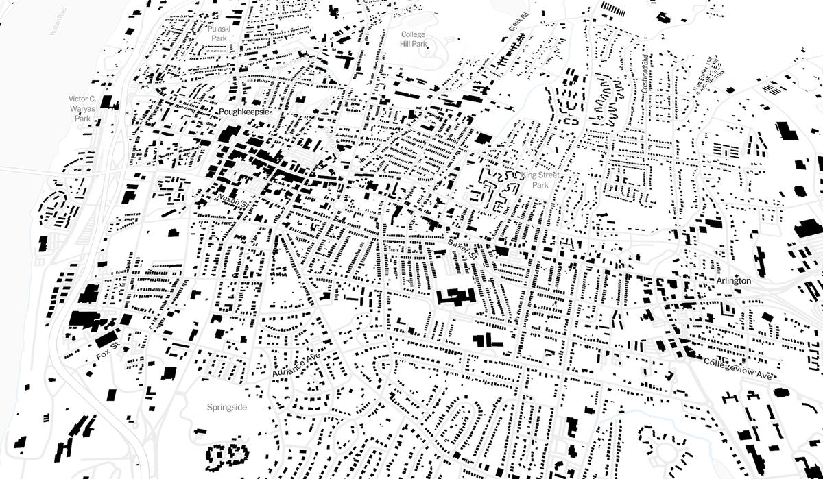 NYT map-city of Poughkeepsie