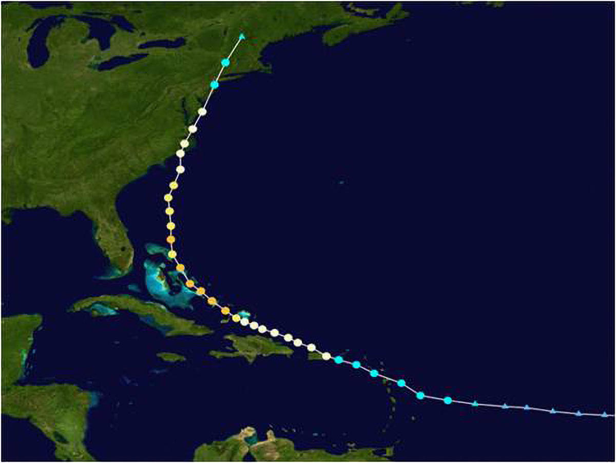hurricane irene map