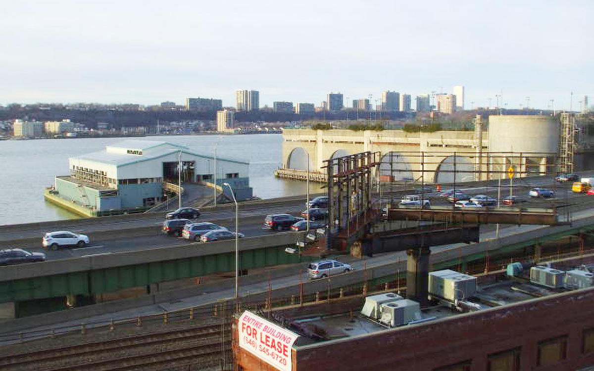 North River Sewage Treatment Plant on the Hudson River