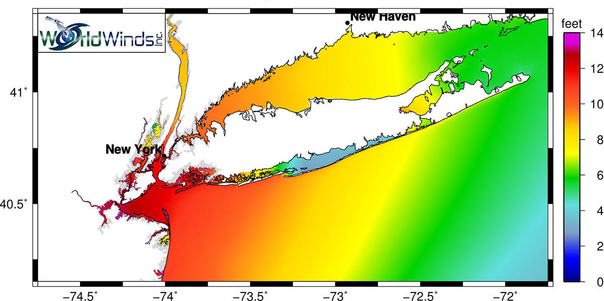 storm surge map