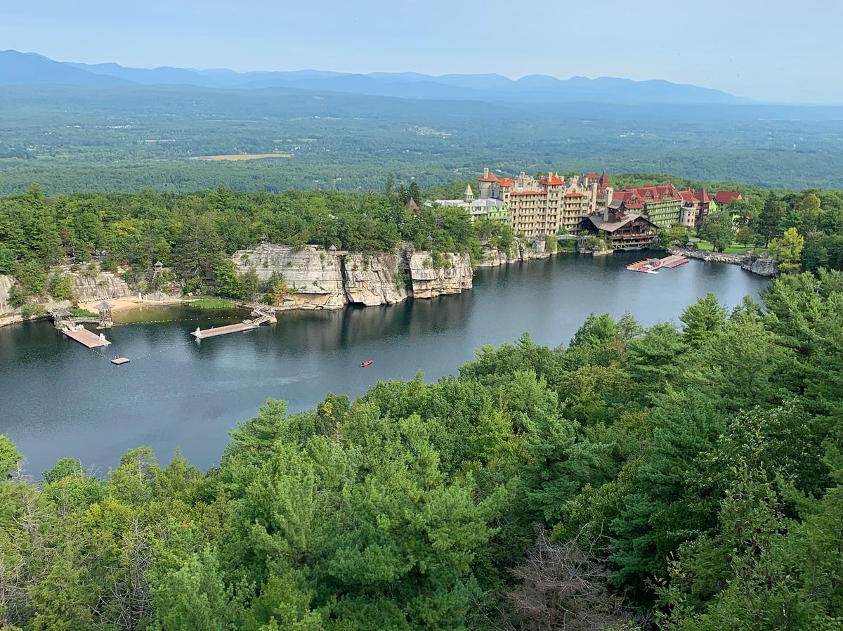 Mohonk Lake and Mohonk Mountain House